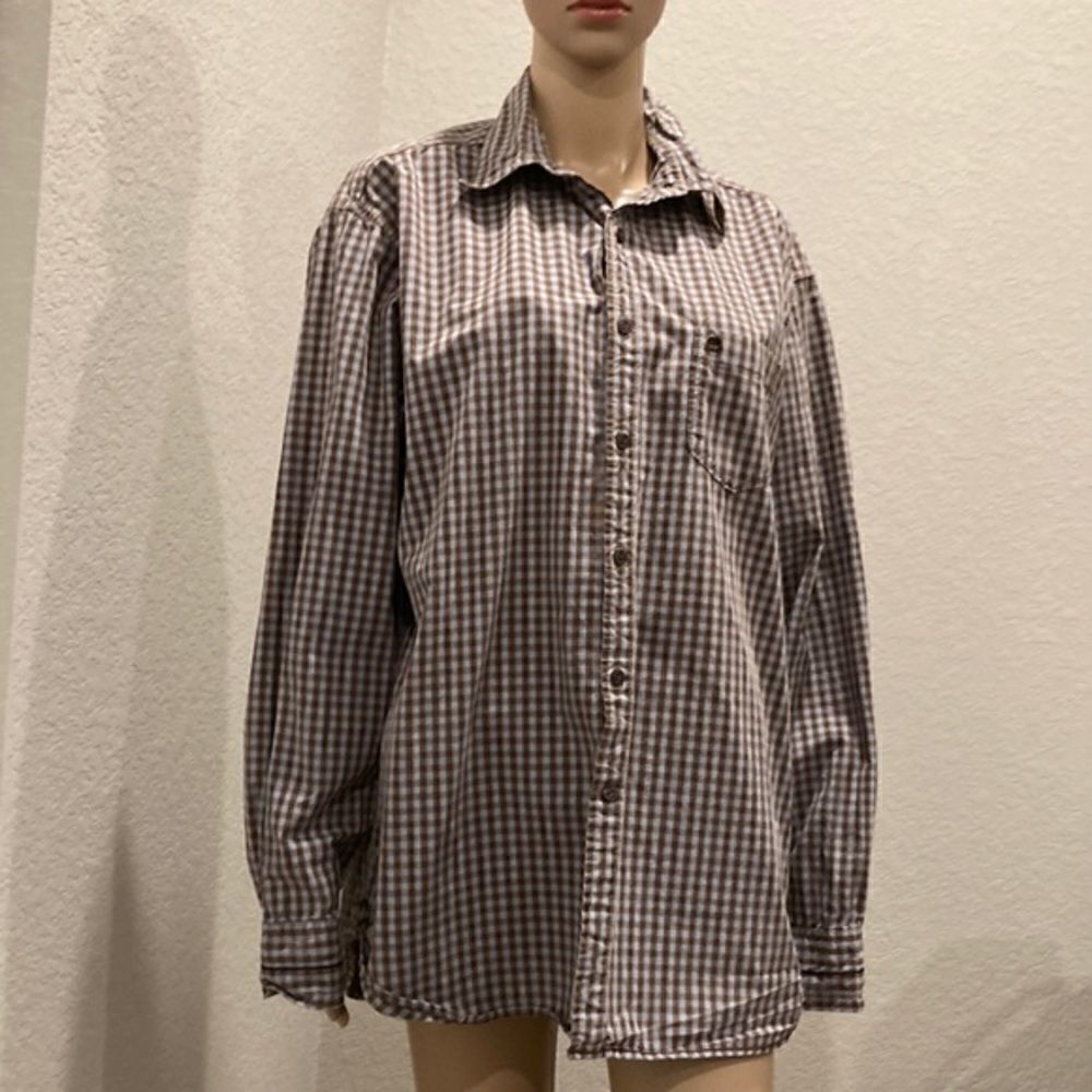 Timberland plaid button down shirt